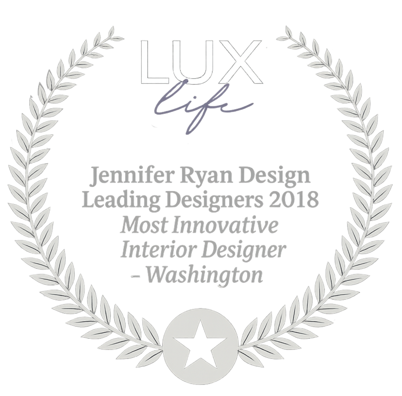 2018 Lux Life Most Innovative Designer Award