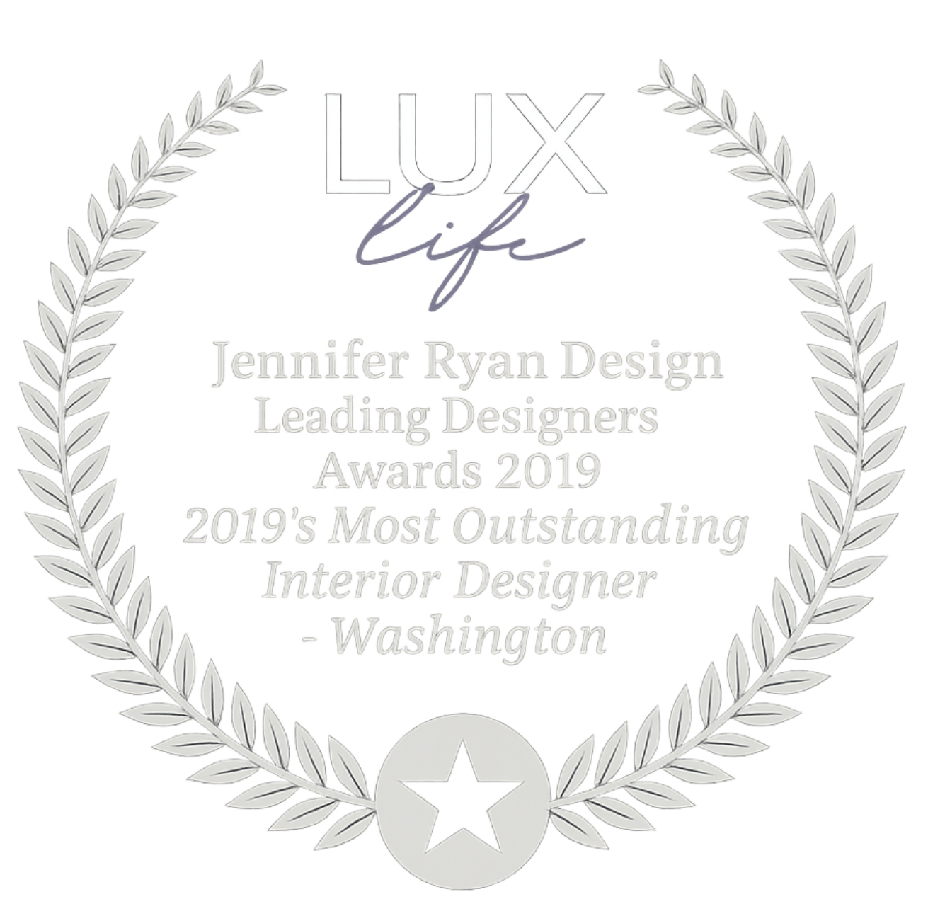 2019 Lux Life Most Outstanding Designer Award
